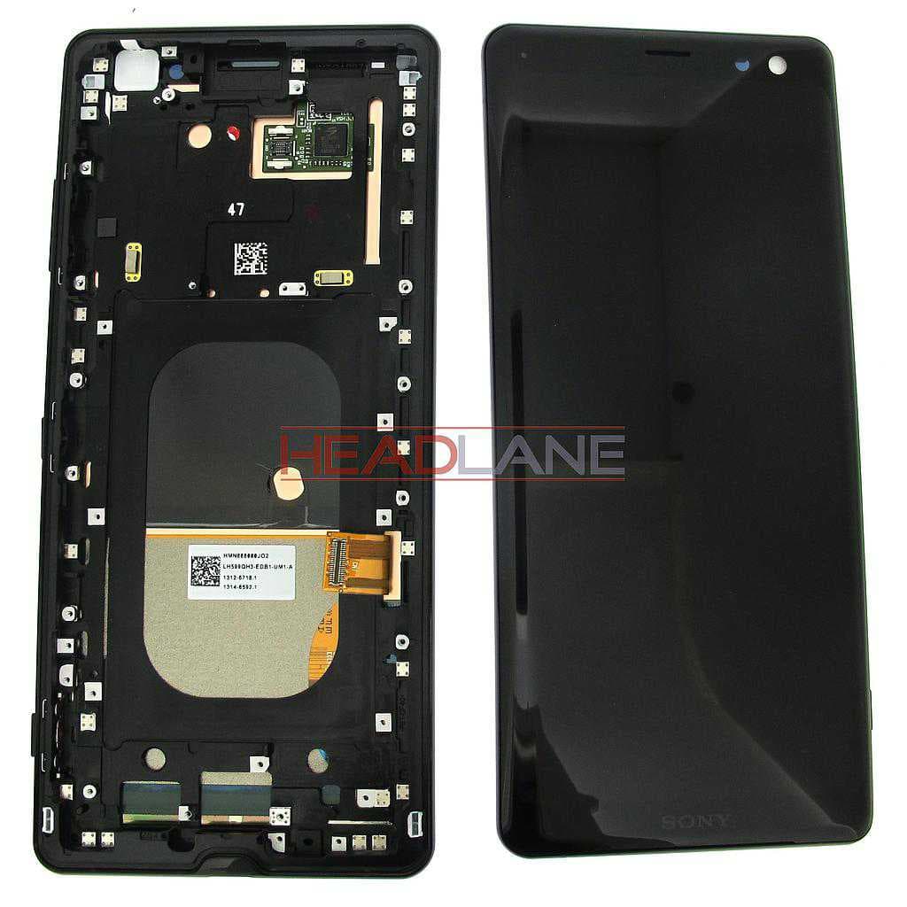 Sony H8416 H9436 Xperia XZ3 LCD Display / Screen + Touch - Black - 1315-5026 - Sony Replacement Part