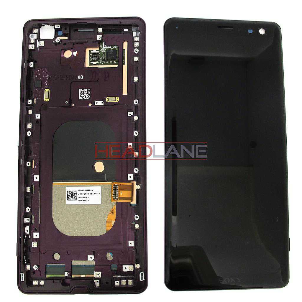 Sony H8416 H9436 Xperia XZ3 LCD Display / Screen + Touch - Red - 1315-5029 - Sony Replacement Part