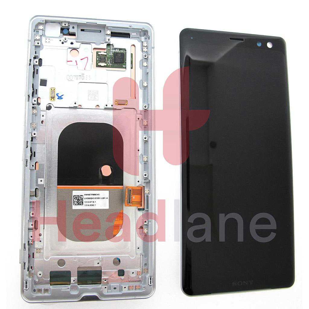 Sony H8416 H9436 Xperia XZ3 LCD Display / Screen + Touch - White - 1315-5027 - Sony Replacement Part