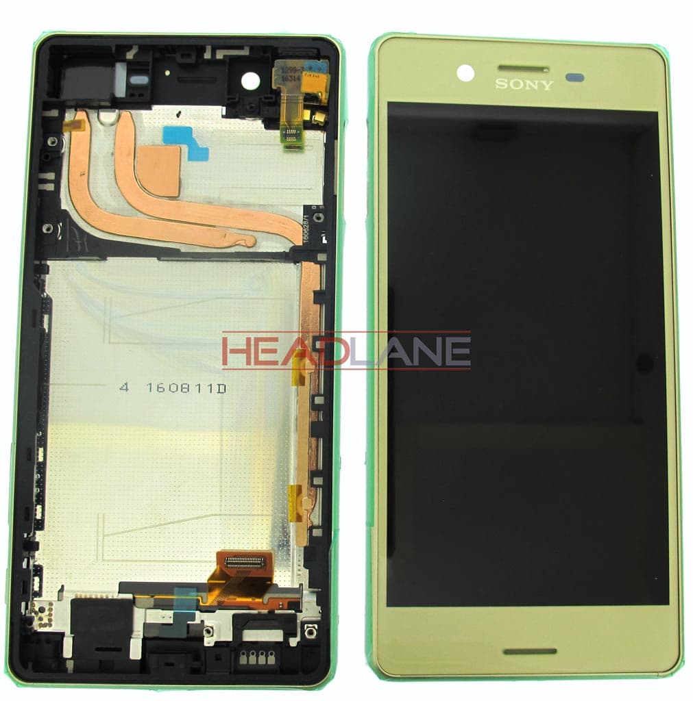 Sony F8131 F8132 Xperia X Performance LCD Display / Screen + Touch - Lime - 1302-3693 - Sony Replacement Part
