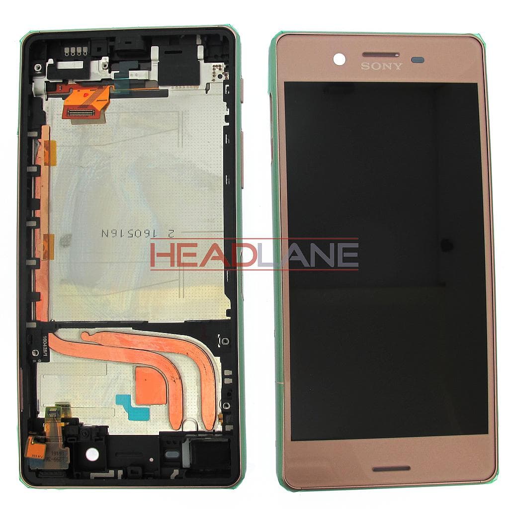 Sony F8131 F8132 Xperia X Performance LCD Display / Screen + Touch - Rose - 1302-3696 - Sony Replacement Part