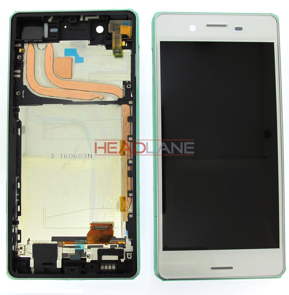 Sony F8131 F8132 Xperia X Performance LCD Display / Screen + Touch - White - 1302-3675 - Sony Replacement Part