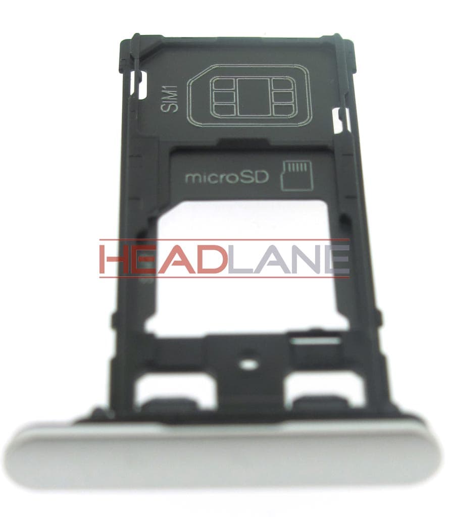 Sony F8131 Xperia X Performance DUAL SIM Tray Cap - White - 1302-3714 - Sony Replacement Part