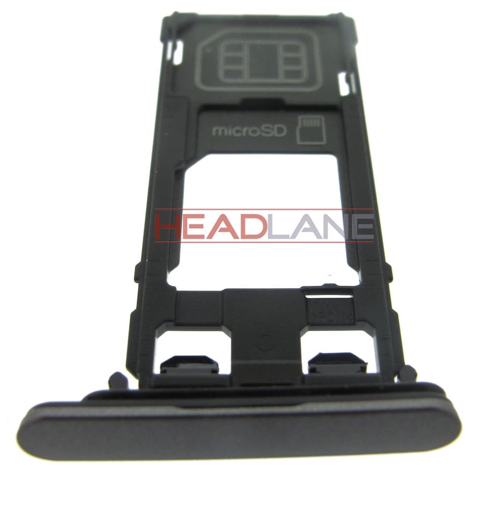 Sony F8131 Xperia X Performance SIM Tray Cap - Black - 1302-3708 - Sony Replacement Part