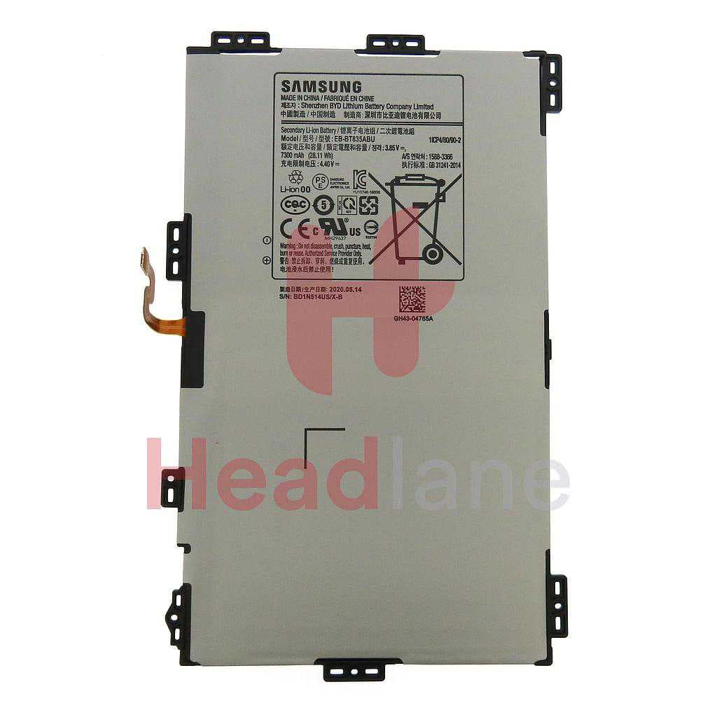 Samsung SM-T835 SM-T830 Galaxy Tab S4 10.5" EB-BT835ABU Internal Battery - GH43-04830A - Samsung Replacement Part