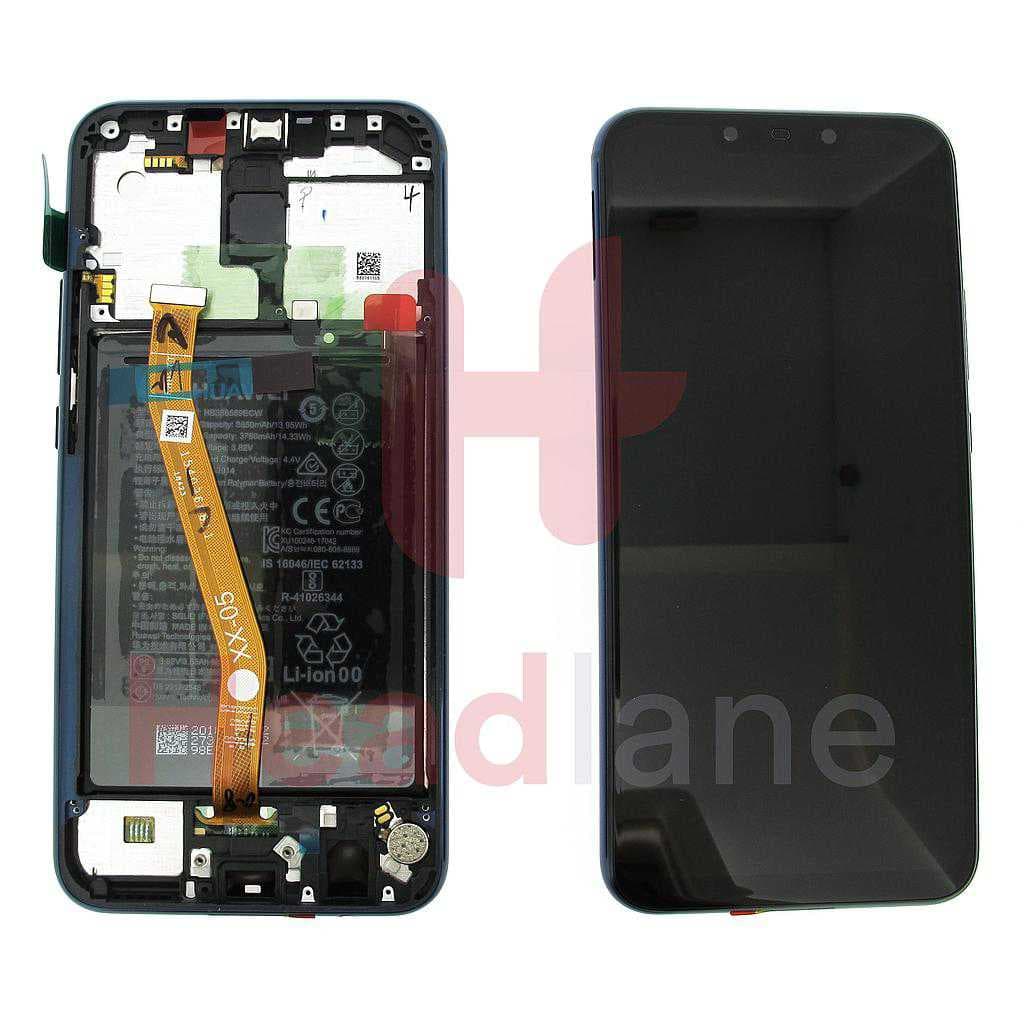 Huawei Mate 20 Lite LCD Display / Screen + Touch + Battery Assembly - Blue - 02352DKM - Huawei Replacement Part
