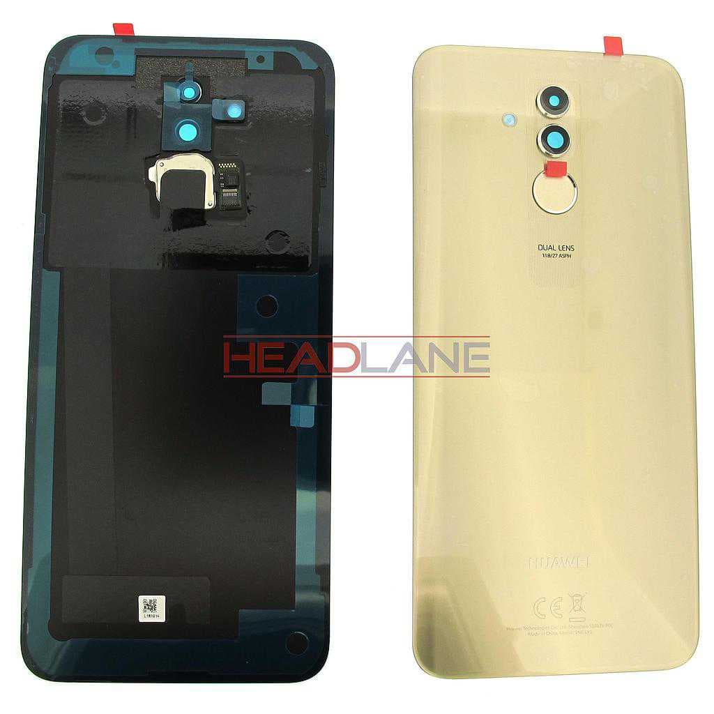 Huawei Mate 20 Lite Battery / Back Cover + Fingerprint Sensor / Reader - Gold - 02352DKS - Huawei Replacement Part