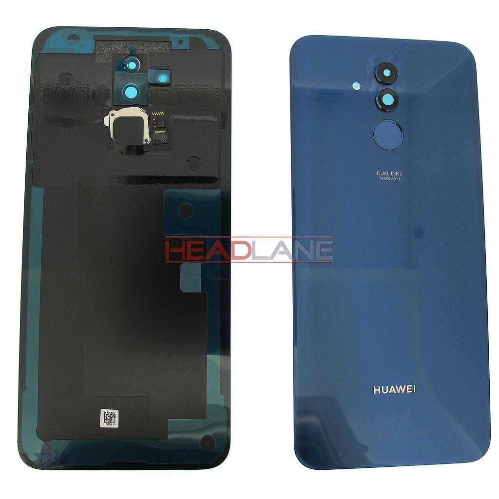 Huawei Mate 20 Lite Battery / Back Cover + Fingerprint Sensor / Reader - Blue - 02352DKR - Huawei Replacement Part