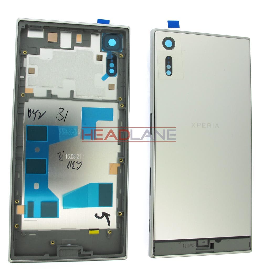 Sony F8331 F8332 Xperia XZ Battery Cover - Silver - 1302-1978 - Sony Replacement Part