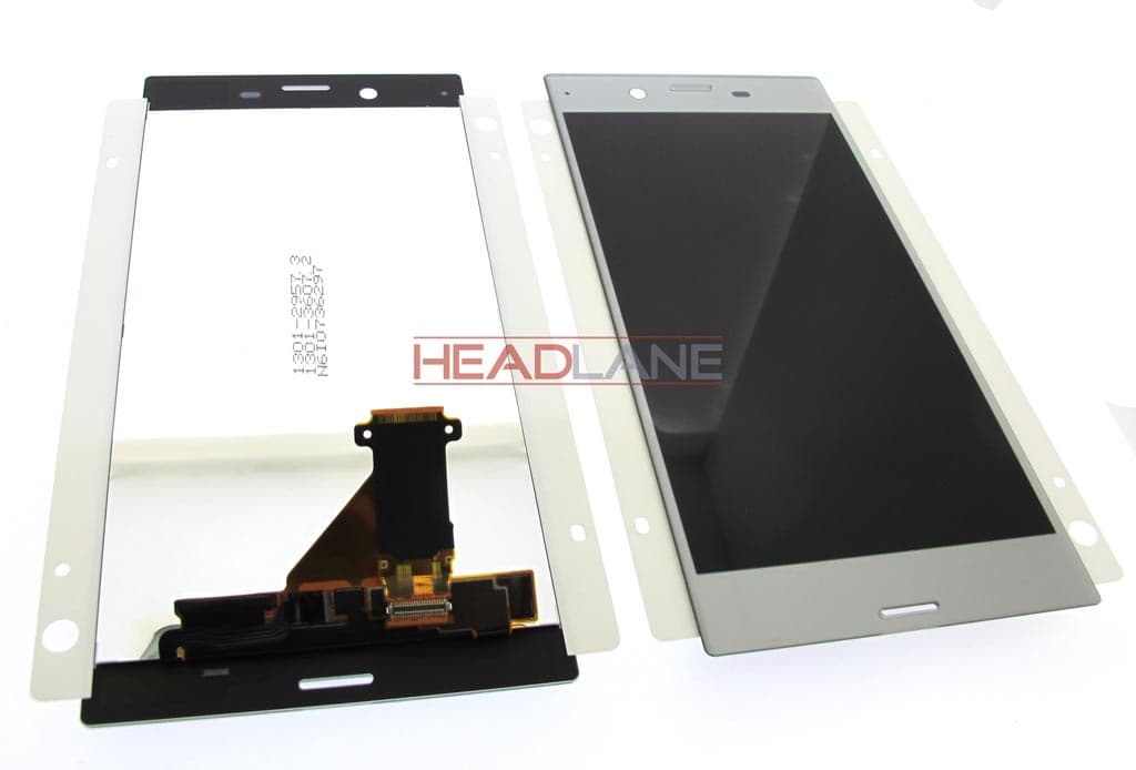 Sony F8331 F8332 Xperia XZ LCD Display / Screen + Touch - Silver - 1304-9086 - Sony Replacement Part