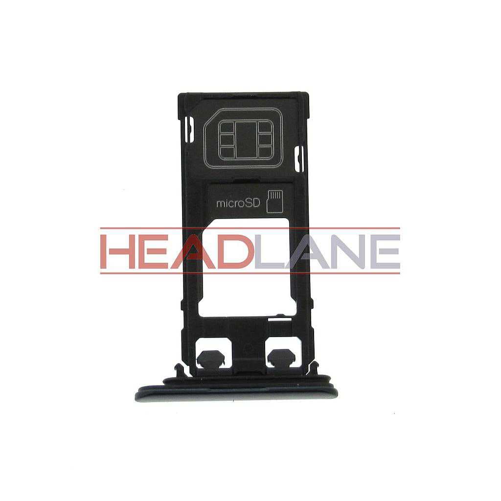 Sony F8331 Xperia XZ SIM / MicroSD Card Tray - Blue - 1304-9103 - Sony Replacement Part