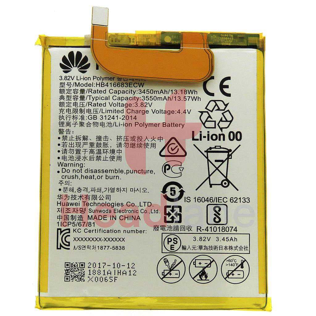 Huawei Nexus 6P HB416683ECW Battery - 24021881 - Huawei Replacement Part