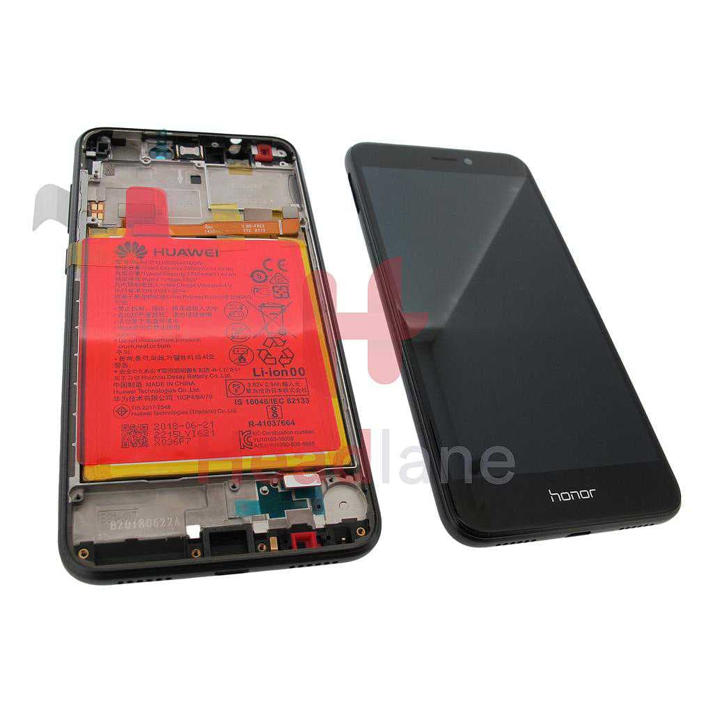 Huawei Honor 8 Lite LCD Display / Screen + Touch + Battery Assembly - Black - 02351UYD - Huawei Replacement Part