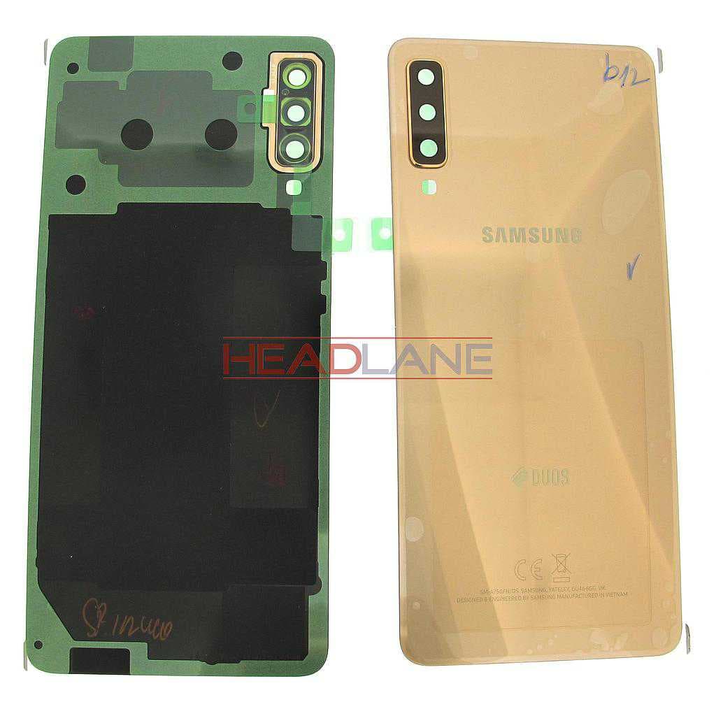 Samsung SM-A750 Galaxy A7 (2018) DUOS Back / Battery Cover - Gold - GH82-17833C - Samsung Replacement Part