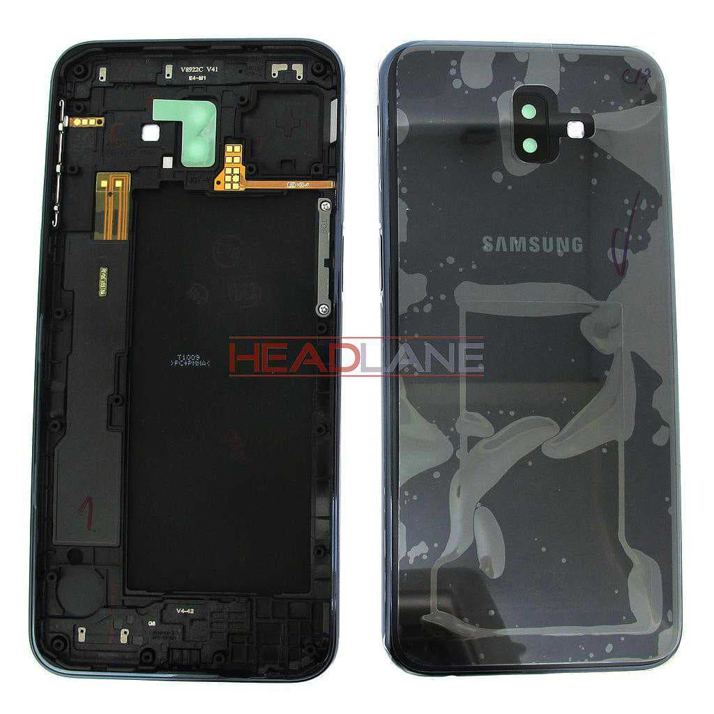 Samsung SM-J610 Galaxy J6+ (2018) Back / Battery Cover - Black - GH82-17868A - Samsung Replacement Part
