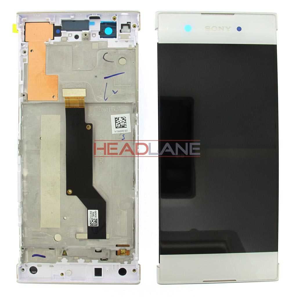 Sony G3112 G3121 Xperia XA1 LCD Display / Screen + Touch - White - 78PA9100050 - Sony Replacement Part