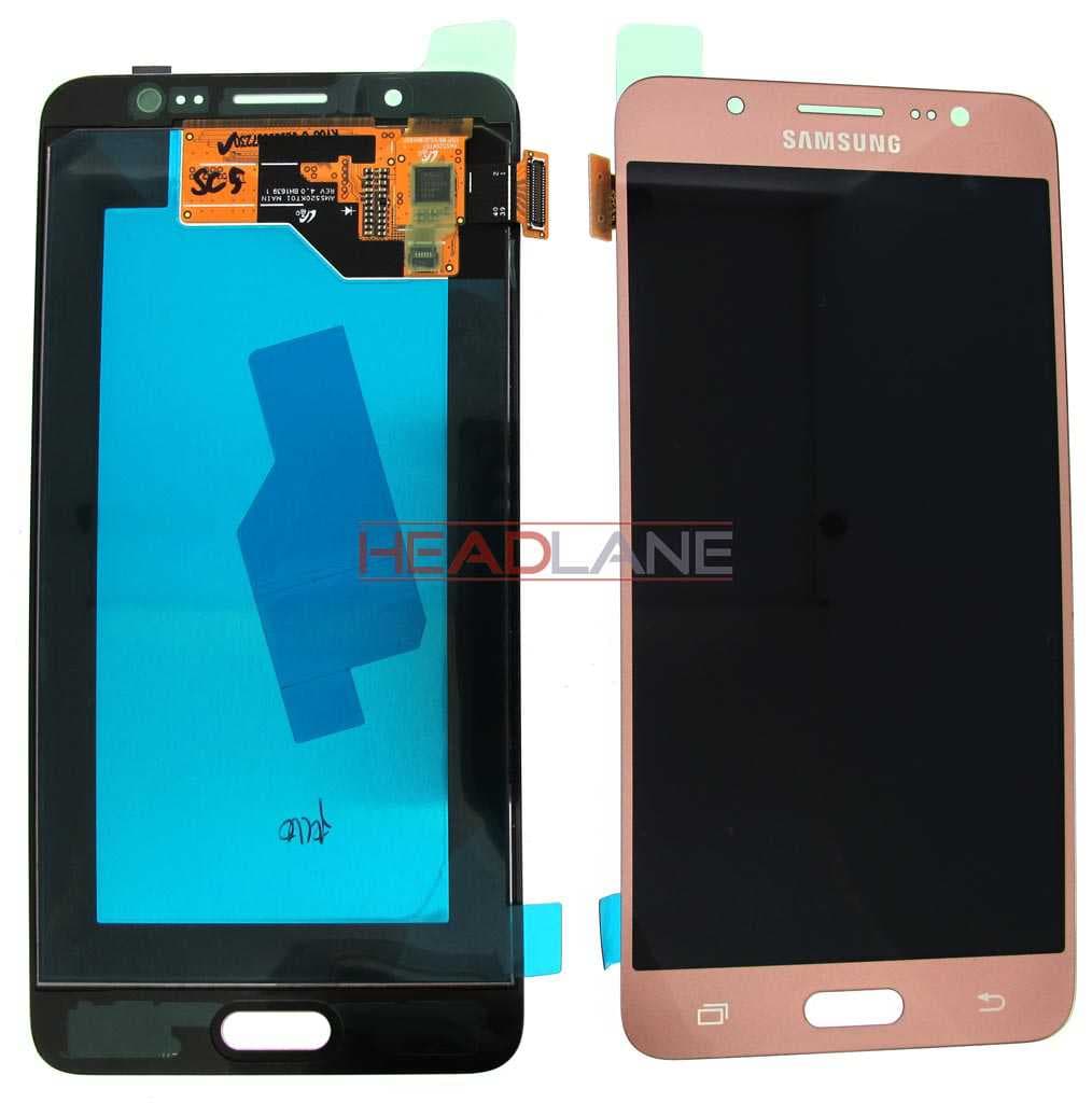 Samsung SM-J510 Galaxy J5 (2016) LCD Display / Screen + Touch - Pink Gold NO BOX - GH97-18792D_NB - Samsung Replacement Part