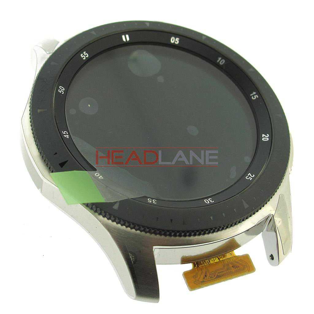 Samsung SM-R800 Galaxy Watch (46mm) LCD Display / Screen + Touch - Silver - GH97-21862A - Samsung Replacement Part