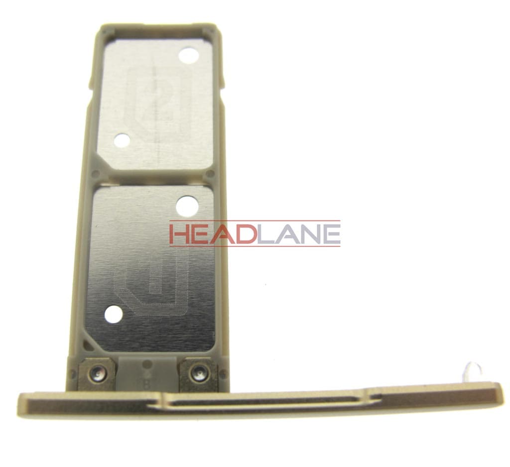 Sony G3112 Xperia XA1 SIM Card Tray - Gold (Dual) - 306J1X60X00 - Sony Replacement Part