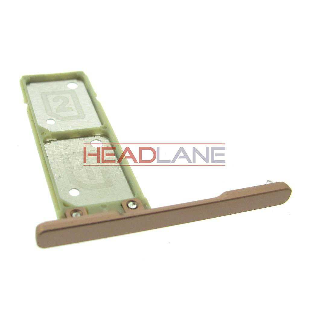 Sony G3112 Xperia XA1 SIM Card Tray - Rose (Dual) - 306J1X60D00 - Sony Replacement Part