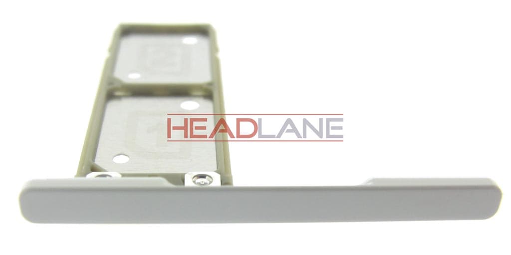 Sony G3112 Xperia XA1 SIM Card Tray - White (Dual) - 306J1X60200 - Sony Replacement Part