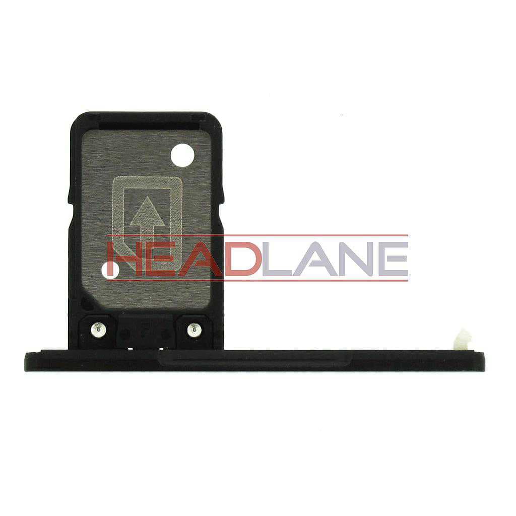 Sony G3121 Xperia XA1 SIM Card Tray - Black (Single) - 306J1X60800 - Sony Replacement Part