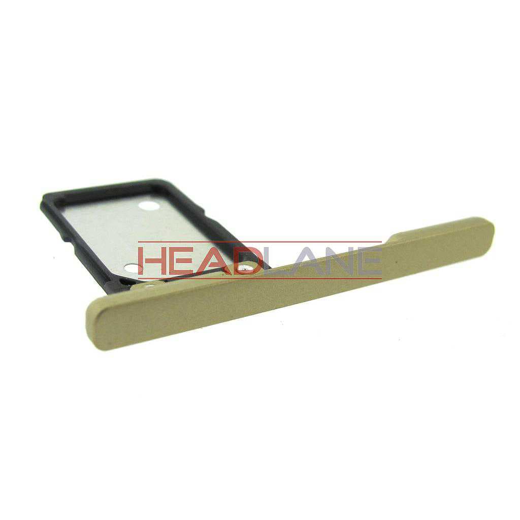 Sony G3121 Xperia XA1 SIM Card Tray - Gold (Single) - 306J1X60U00 - Sony Replacement Part