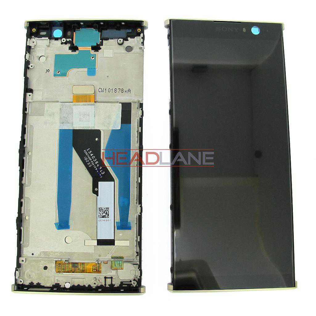 Sony H3413 H4493 Xperia XA2 Plus LCD Display / Screen + Touch / Digitizer - Gold - 78PC5100030 - Sony Replacement Part