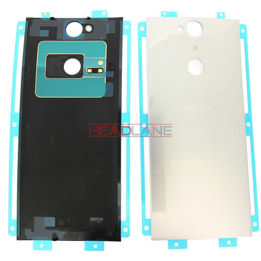Sony H3413 H4493 Xperia XA2 Plus Battery / Back Cover - Silver - 78PC5200020 - Sony Replacement Part