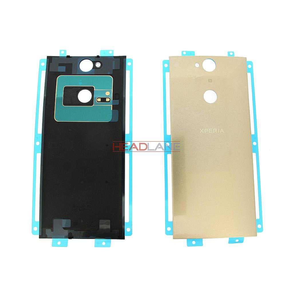 Sony H3413 H4493 Xperia XA2 Plus Battery / Back Cover - Gold - 78PC5200030 - Sony Replacement Part
