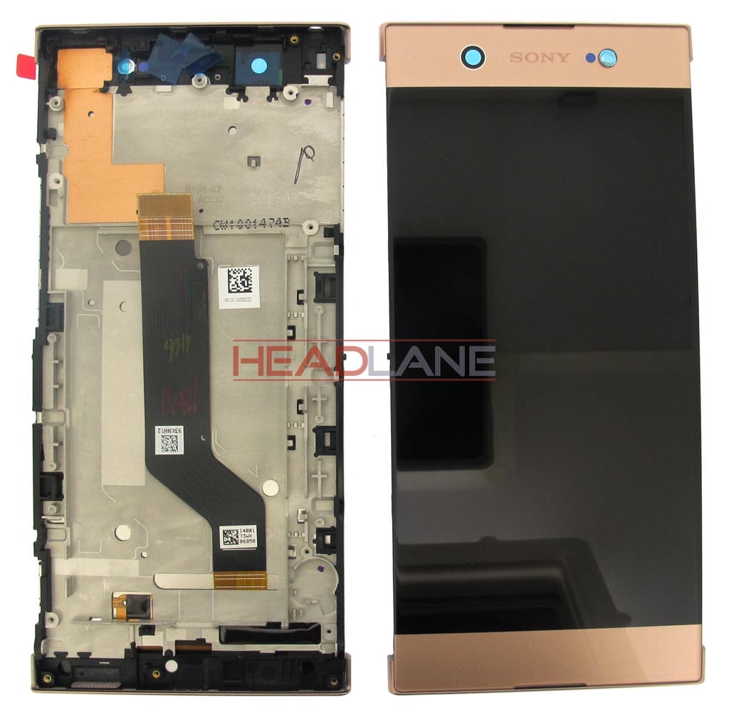 Sony G3212 G3221 Xperia XA1 Ultra LCD Display / Screen + Touch - Pink - 78PB3400040 - Sony Replacement Part