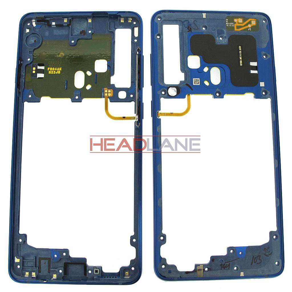 Samsung SM-A920 Galaxy A9 (2018) Middle Cover / Chassis - Blue - GH96-12294B - Samsung Replacement Part