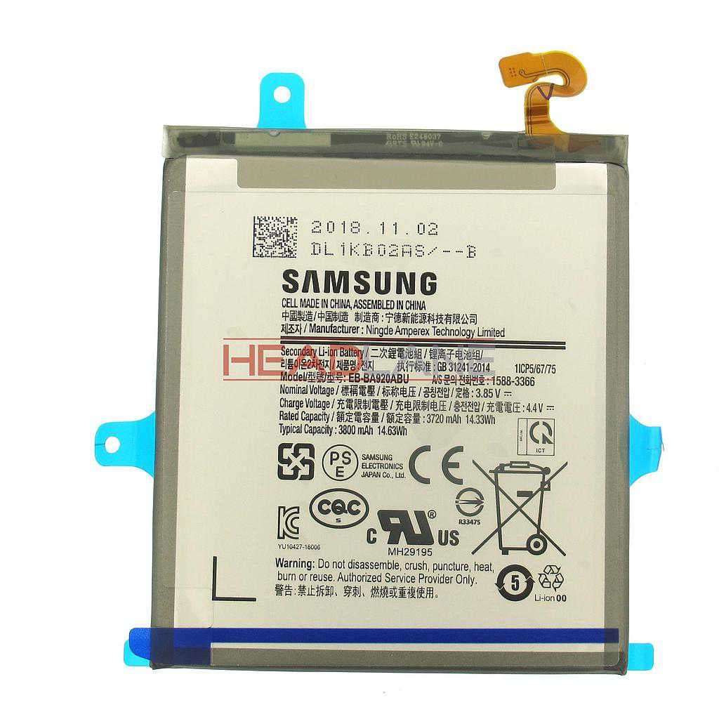 Samsung SM-A920 Galaxy A9 (2018) EB-BA920ABU Internal Battery - GH82-18306A - Samsung Replacement Part