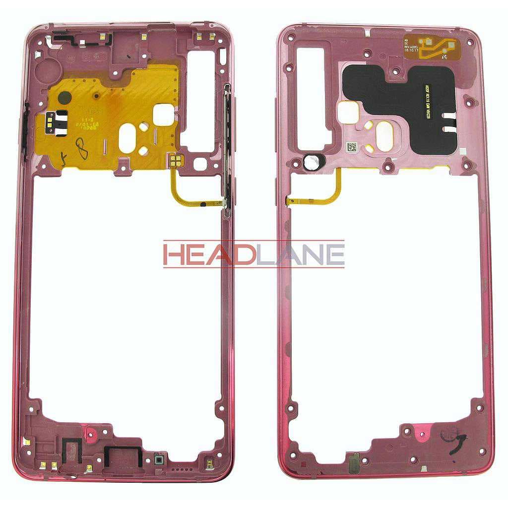 Samsung SM-A920 Galaxy A9 (2018) Middle Cover / Chassis - Pink - GH96-12294C - Samsung Replacement Part