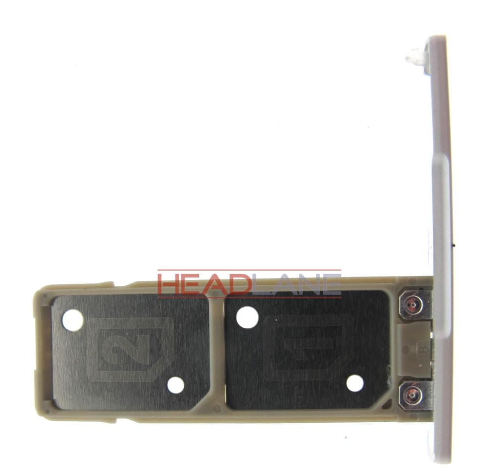 Sony G3212 Xperia XA1 Ultra SIM Card Tray - White (Dual) - 306J1YE0300 - Sony Replacement Part