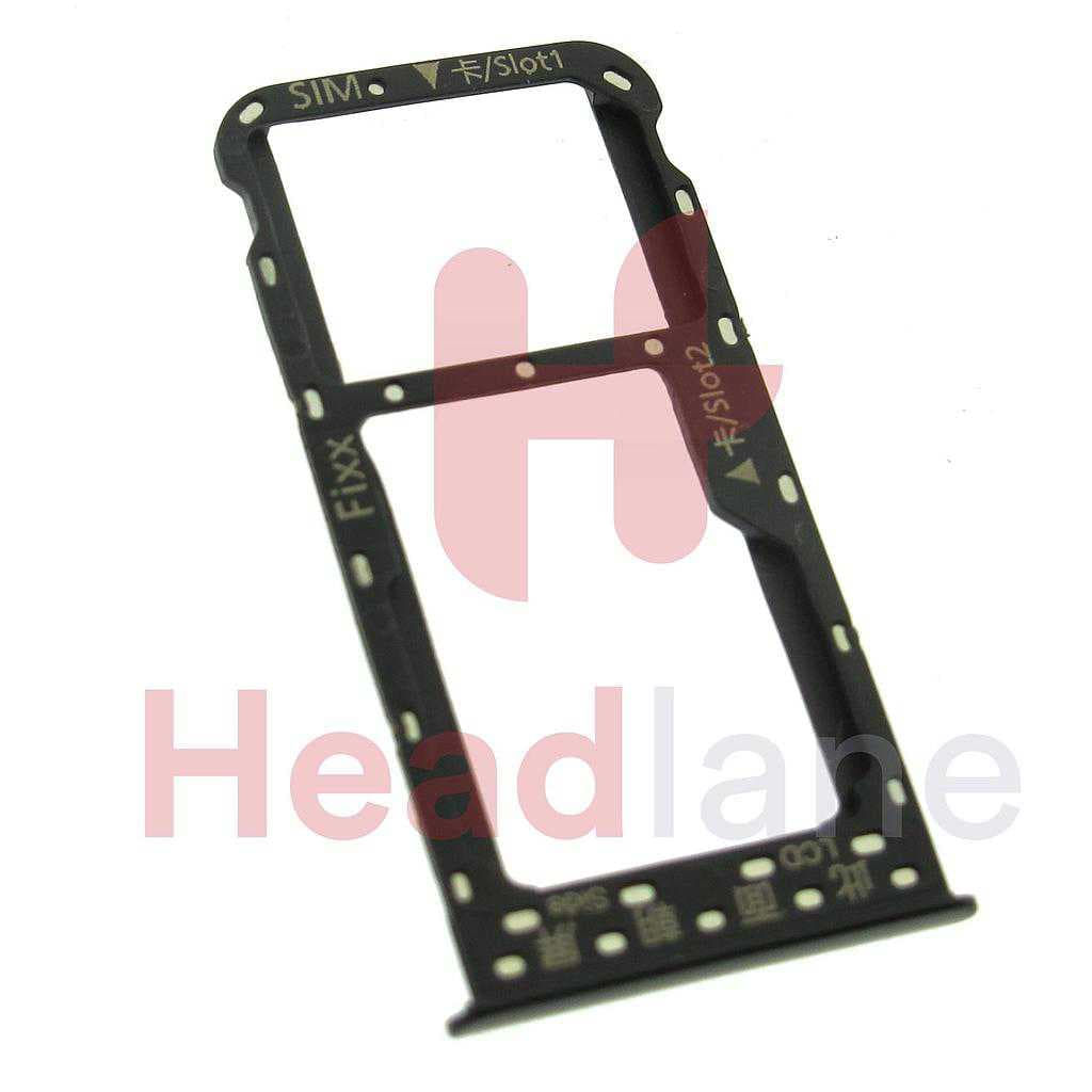 Huawei P Smart SIM Card Tray - Black - 51661HCM - Huawei Replacement Part