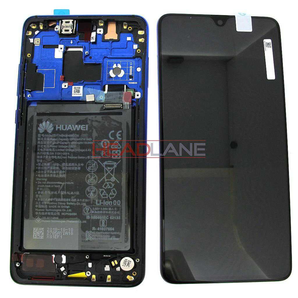 Huawei Mate 20 LCD Display / Screen + Touch + Battery Assembly - Twilight - 02352FRA - Huawei Replacement Part