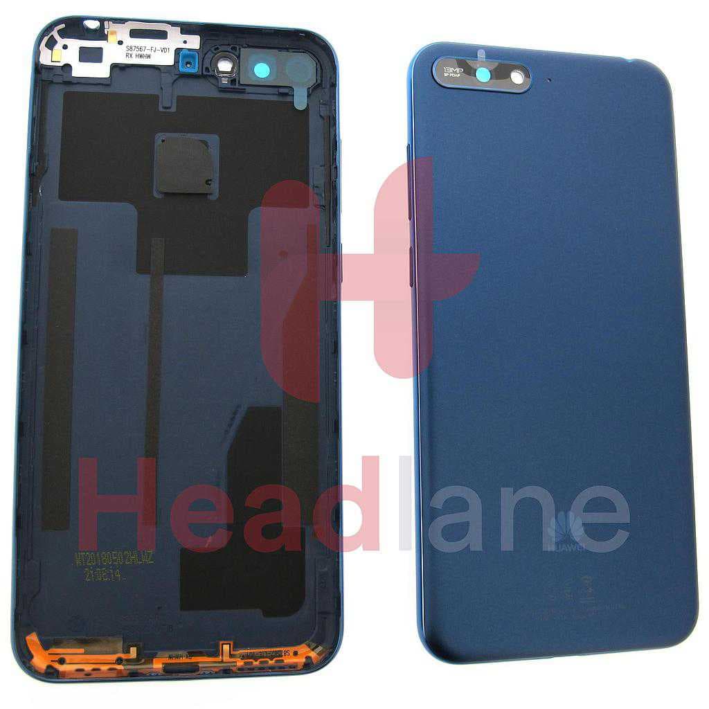 Huawei Y6 (2018) Battery / Back Cover - Blue - 97070TXX - Huawei Replacement Part