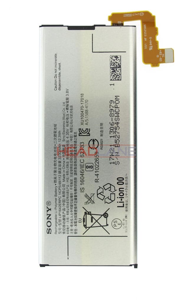 Sony G8141 G8142 Xperia XZ Premium 3230mAh Battery - 1306-8979 - Sony Replacement Part