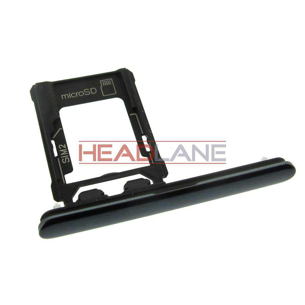 Sony G8142 Xperia XZ Premium (Dual SIM) SIM Cap - Black - 1307-9908 - Sony Replacement Part