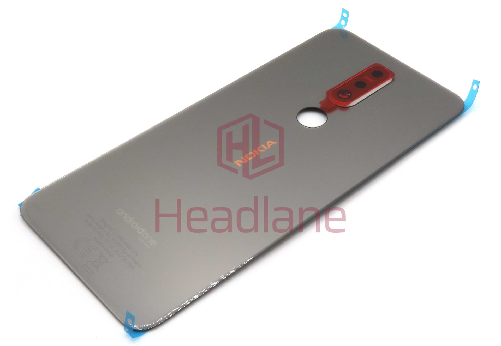 Nokia TA-1100 TA-1095 7.1 Back / Battery Cover - Steel - 20CTLSW0003