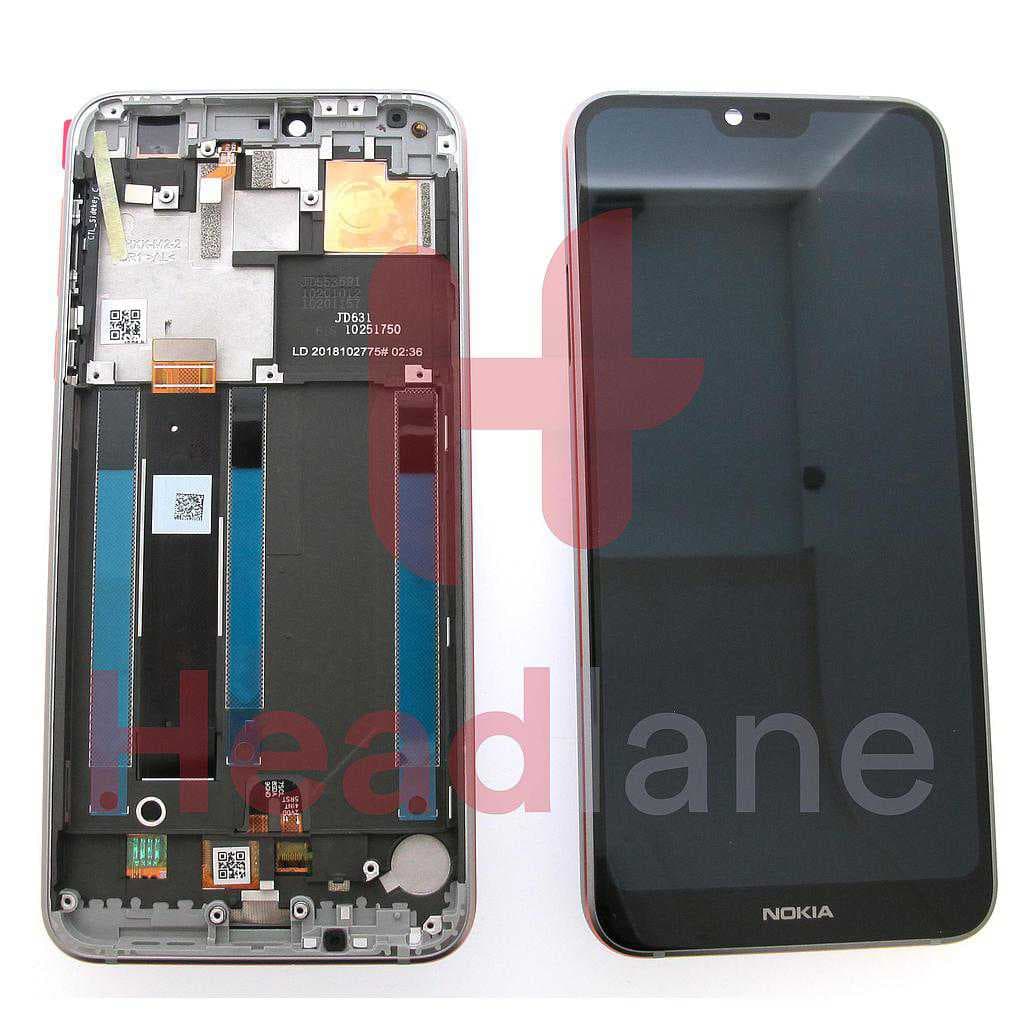 Nokia 7.1 TA-1100 TA-1095 LCD Display / Screen + Touch - Steel - 20CTLSW0001 - Nokia (HMD) Replacement Part