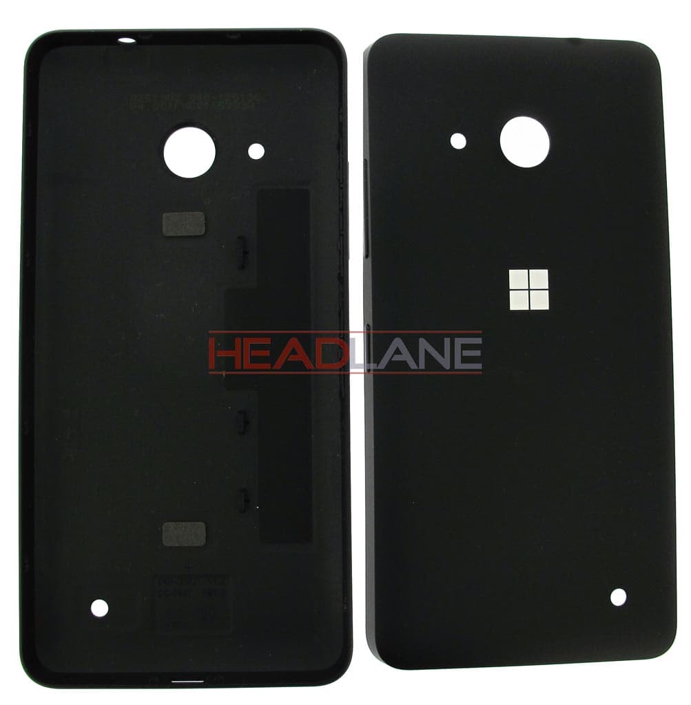 Microsoft Lumia 550 Battery Cover - Black - 02510N2 - Microsoft Replacement Part