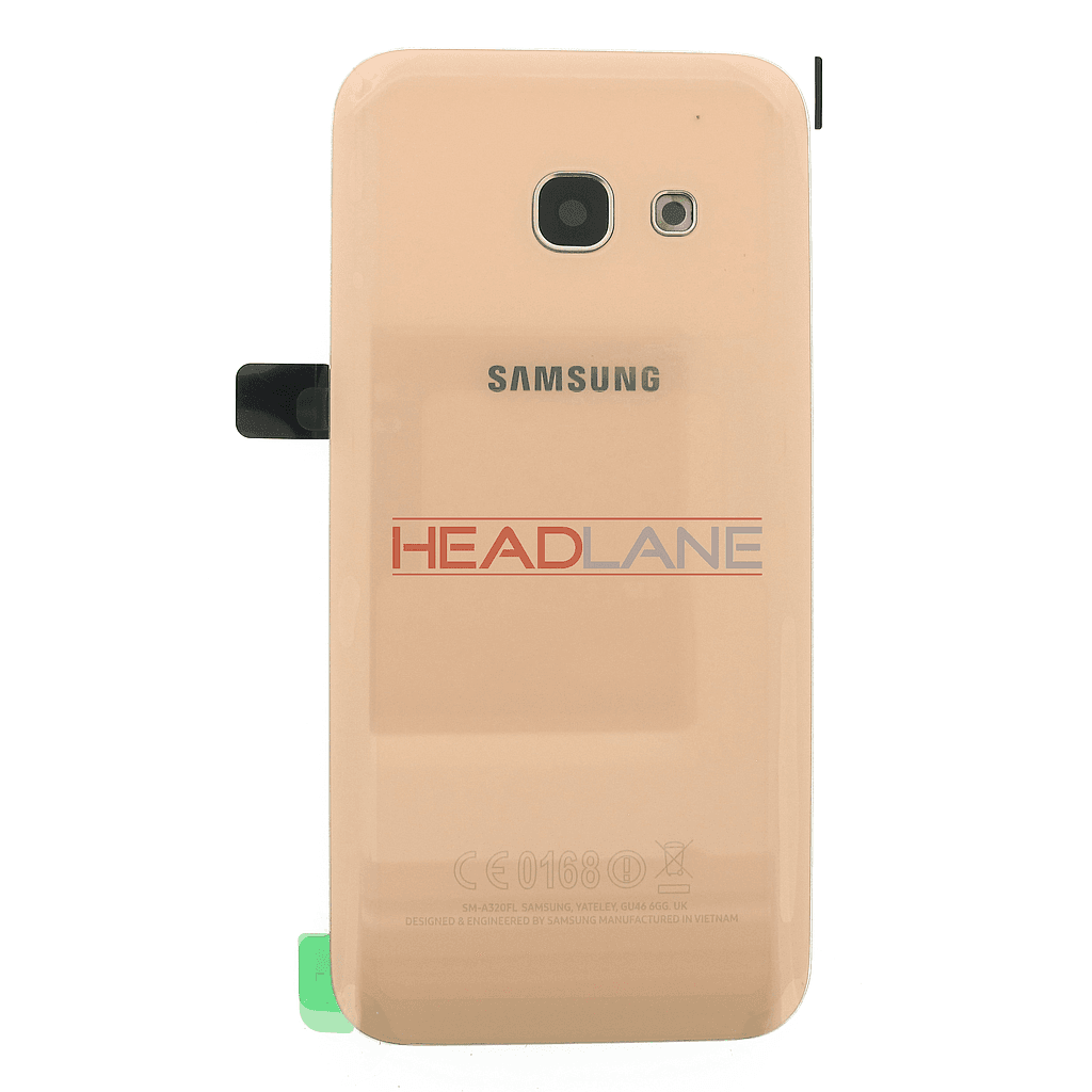 Samsung SM-A320 Galaxy A3 (2017) Battery Cover - Pink - GH82-13636D - Samsung Replacement Part