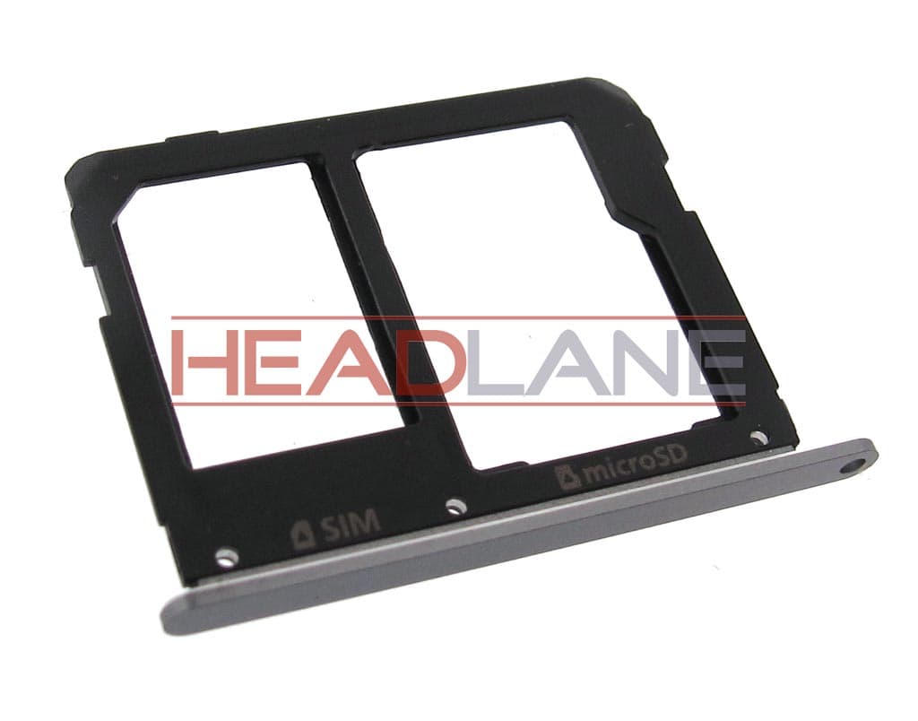 Samsung A310/A510 Galaxy A3 A5 (2016) SIM Card Tray - Black - GH98-38665B - Samsung Replacement Part