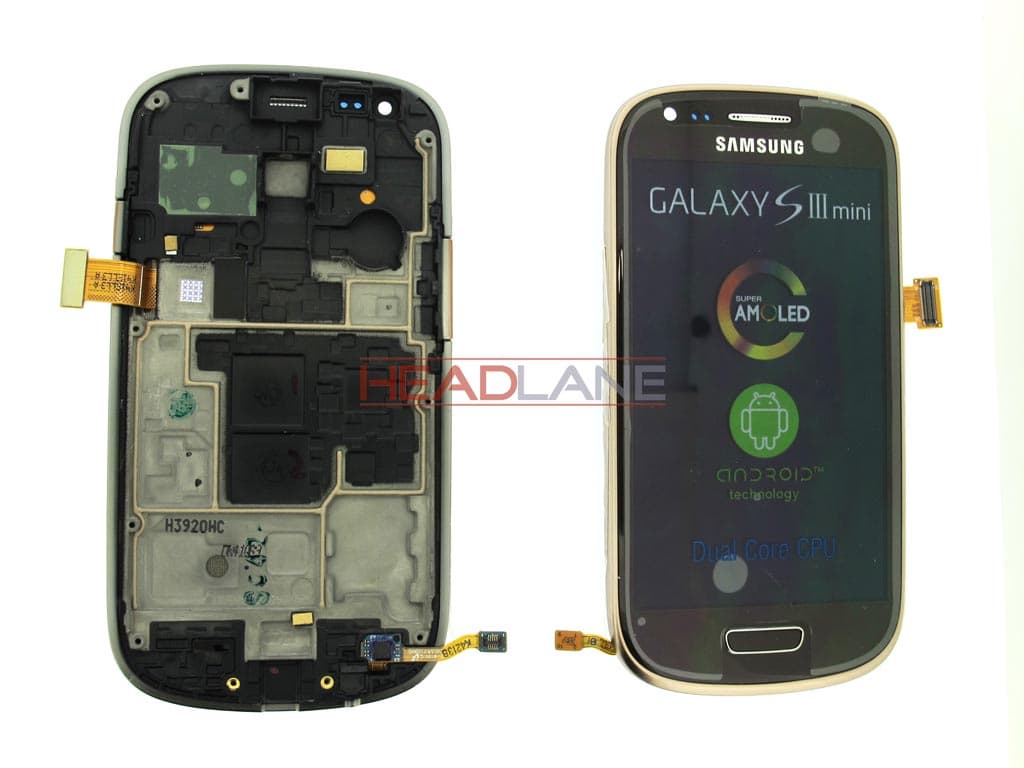 Samsung GT-I8190 Galaxy S3 Mini LCD Display / Screen + Touch - Brown - GH97-14204E - Samsung Replacement Part