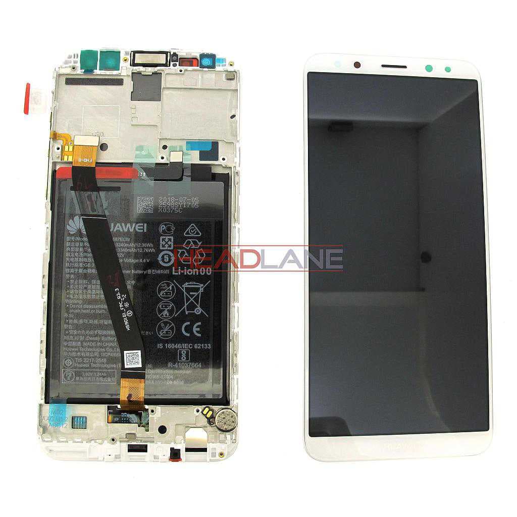Huawei Mate 10 Lite LCD Display / Screen + Touch +Battery Assembly Gold/White - 02351QEY