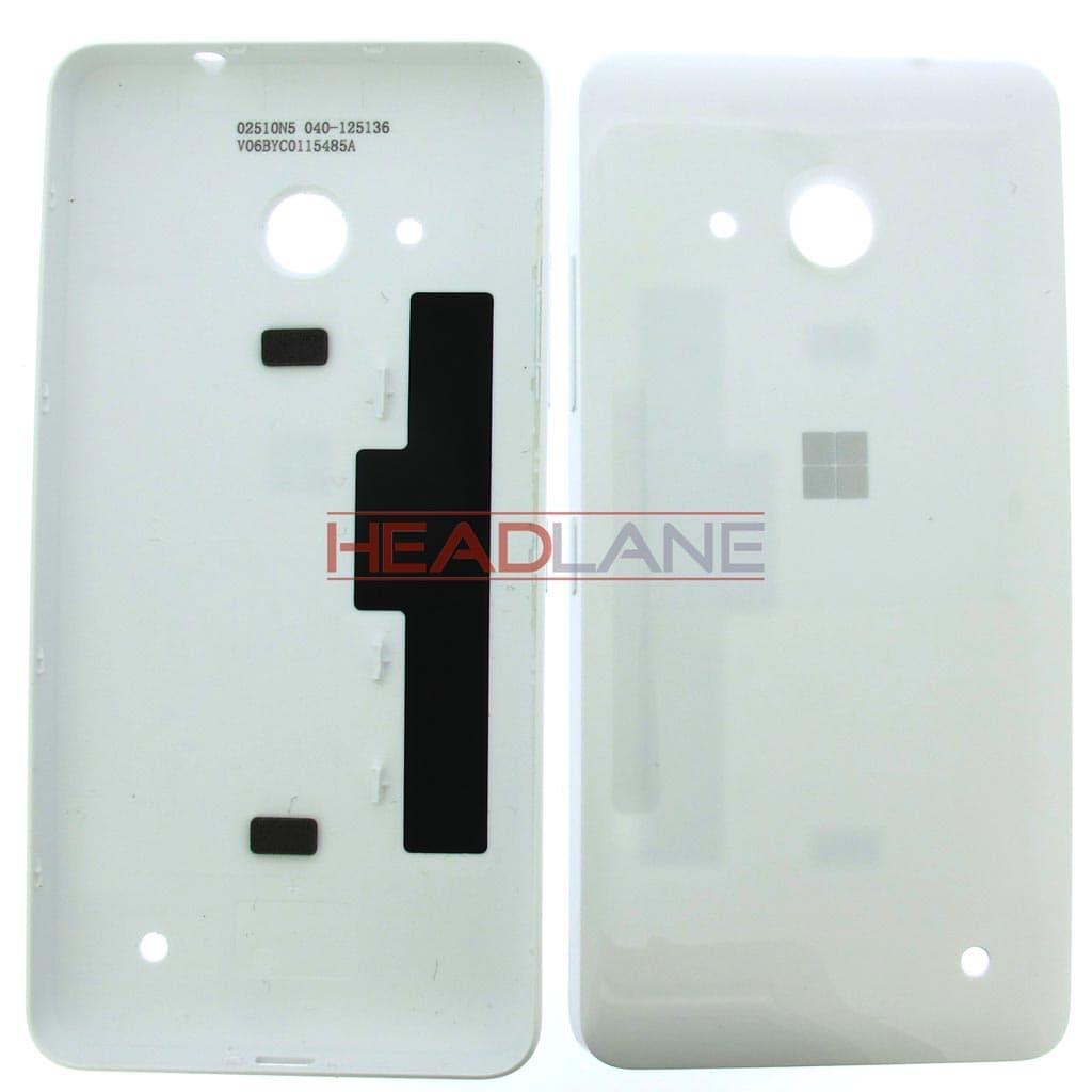 Microsoft Lumia 550 Battery Cover - White - 02510N5 - Microsoft Replacement Part
