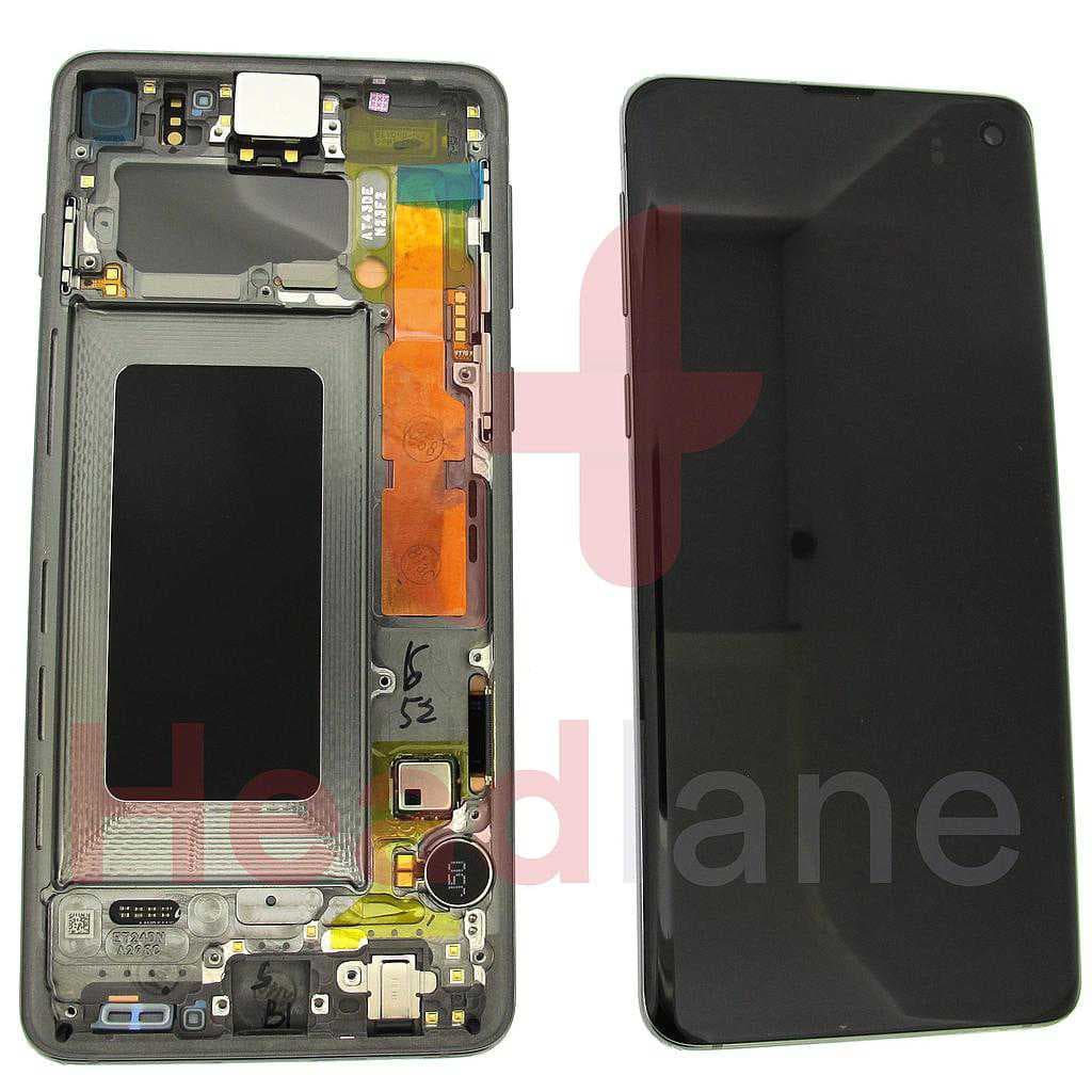 Samsung SM-G973 Galaxy S10 LCD Display / Screen + Touch - Prism Black - GH82-18835A - Samsung Replacement Part