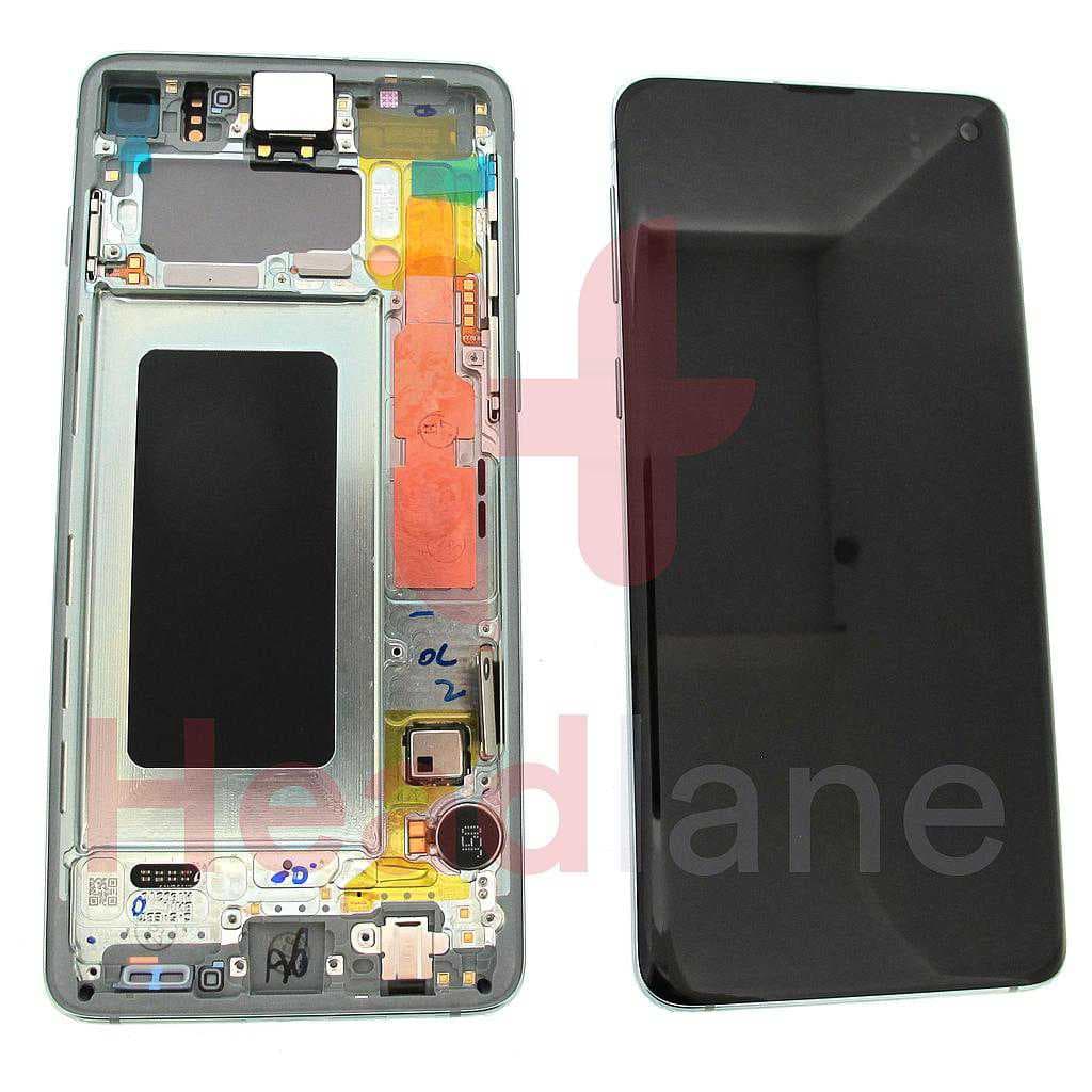 Samsung SM-G973 Galaxy S10 LCD Display / Screen + Touch - Prism Green - GH82-18850E - Samsung Replacement Part